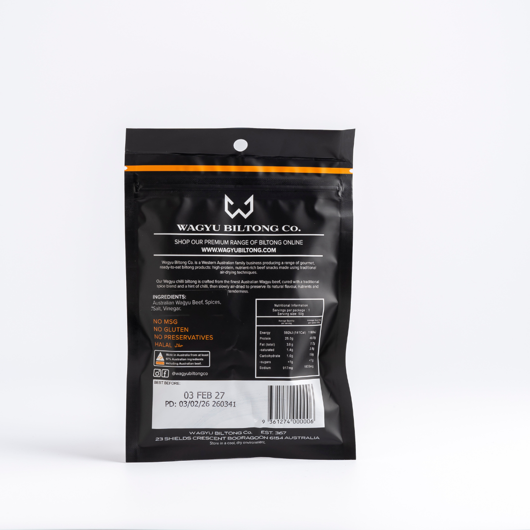 WAGYU BILTONG (50g packet) – Wagyu Biltong Co.